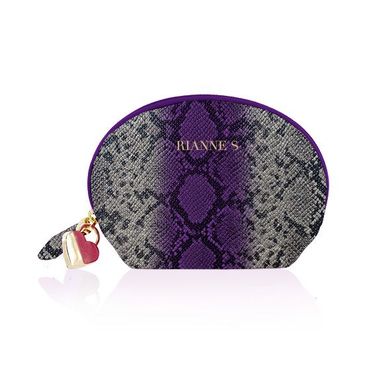 купити Вібратор для точки G Rianne S: Boa Mini Purple, 10 режимів роботи, медичний силікон, косметичка-чохо SO3884 фото