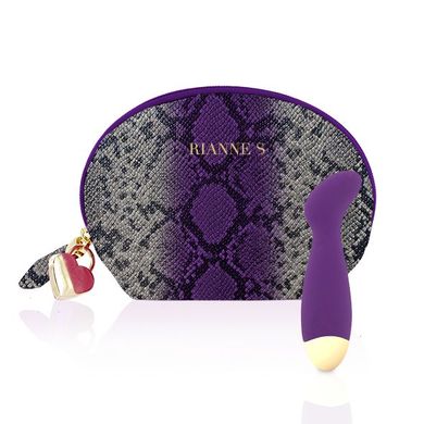 купити Вібратор для точки G Rianne S: Boa Mini Purple, 10 режимів роботи, медичний силікон, косметичка-чохо SO3884 фото