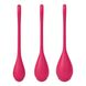 Набор йони бусин Satisfyer Yoni Power 1 Red, диаметр 2-2,5-3см, вес 22-46-74гр 2 из 5