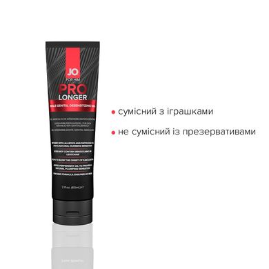 купити Пролонгер гель System JO Prolonger Gel (60 мл) з олією перцевої м’яти, гвоздикового перцю та пачулів SO1834 фото