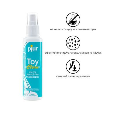 купити Антибактеріальний спрей для секс-іграшок pjur Toy Clean 100 мл без спирту, делікатний PJ12930 фото