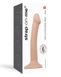 Насадка для страпона Strap-On-Me Dual Density Dildo Flesh S, диаметр 2,7см, двухслойная, гибкая 4 из 4