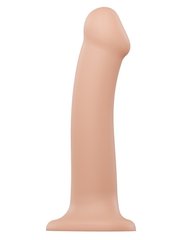 купити Насадка для страпона Strap-On-Me Dual Density Dildo Flesh L, диаметр 3,7см, двухслойная, гибкая SO2355 фото