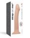 Насадка для страпона Strap-On-Me Dual Density Dildo Flesh L, диаметр 3,7см, двухслойная, гибкая 4 з 4