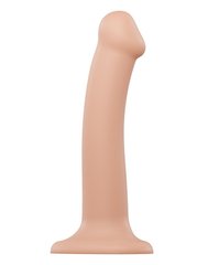 купити Насадка для страпона Strap-On-Me Dual Density Dildo Flesh M, диаметр 3,3см, двухслойная, гибкая SO2354 фото