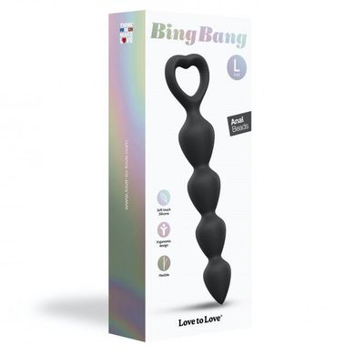 купить Анальний ланцюжок Love To Love BING BANG L - BLACK ONYX SO5083 фото