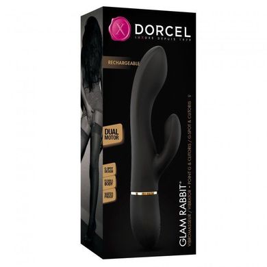 купити Вібратор кролик Dorcel GLAM RABBIT, гнучкий стовбур, стимуляція точки G, 2 мотора SO3350 фото