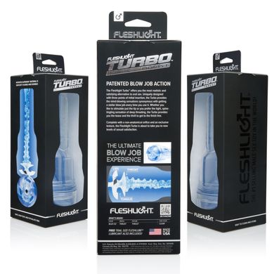 купить Мастурбатор Fleshlight Turbo Thrust Blue Ice (імітатор мінету) F11192 фото