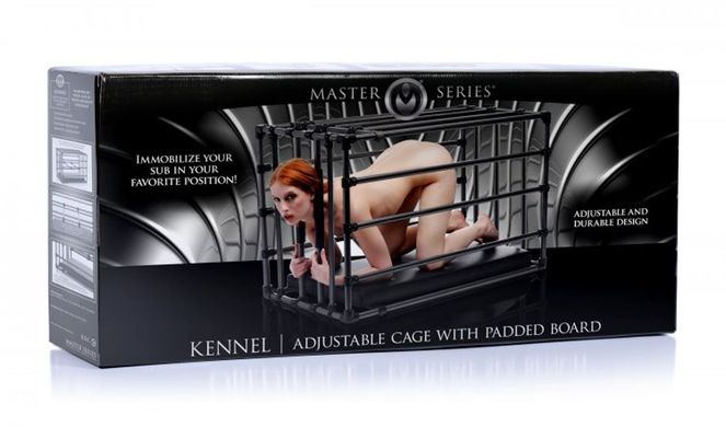 купить Міцна розбірна клітка для покарань Kennel Adjustable Bondage Cage SO4425 фото