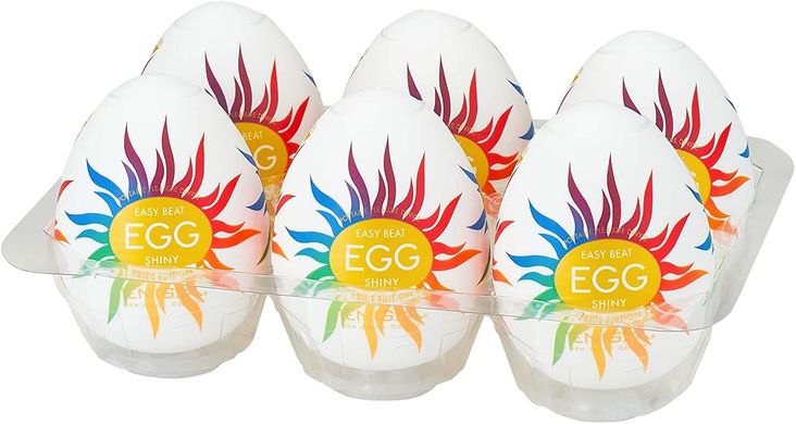 купить Набір мастурбаторів-яєць Tenga Egg Shiny Pride Edition (6 яєць) SO3816 фото