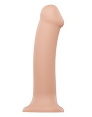 купити Насадка для страпона Strap-On-Me Dual Density Dildo Flesh XL, диаметр 4,5см, двухслойная, гибкая SO2356 фото