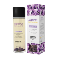 купити Масажна олія EXSENS Amethyst Sweet Almond (розслаблююча, з аметистом) 100мл, натуральна SO2371 фото