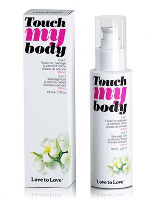 купити Масажний гель і змазка 2-в-1 Love To Love TOUCH MY BODY Monoi (100 мл) зволожуючий SO2701 фото