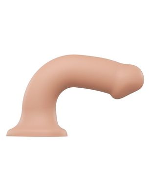 купить Насадка для страпону Strap-On-Me Dual Density Dildo Flesh XL, діаметр 4,5 см, двошарова, гнучка SO2356 фото