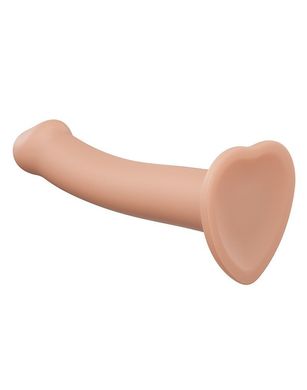 купить Насадка для страпону Strap-On-Me Dual Density Dildo Flesh XL, діаметр 4,5 см, двошарова, гнучка SO2356 фото