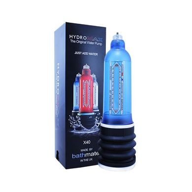 купити Гідропомпа Bathmate Hydromax 9 Blue (X40), для члена довжиною від 18 до 23см, діаметр до 5,5 см HM-40-AB фото