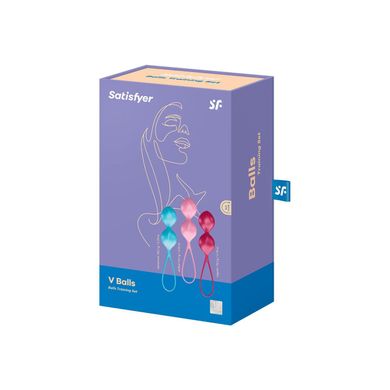 купить Вагінальні кульки Satisfyer V Balls (3 пари), діаметр 3,4 см, маса 79-114-150г, монолітні SO2301 фото