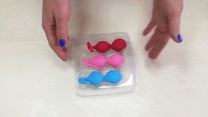 купить Вагінальні кульки Satisfyer V Balls (3 пари), діаметр 3,4 см, маса 79-114-150г, монолітні SO2301 фото