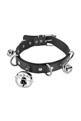 купить Нашийник c дзвіночками Fetish Tentation Choker Bells, екошкіра SO2238 фото