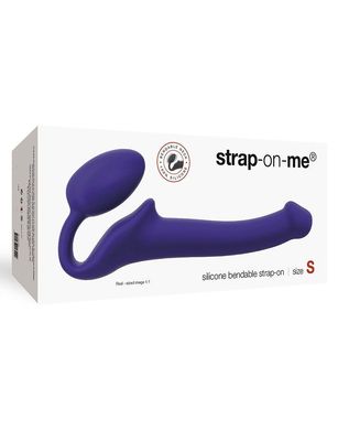 купить Безремінний страпон Strap-On-Me Violet S, повністю регульований, діаметр 2,7 см SO2706 фото