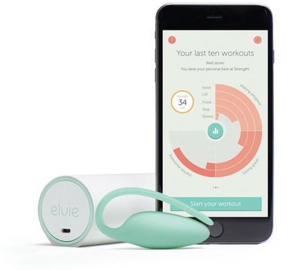 купити Преміумтренажер Кегеля Elvie Exercise Tracker, індукційна зарядка, PRO-додаток, без вібрації SO2029 фото