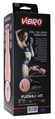 купить Мастурбатор з вібрацією Fleshlight Vibro Pink Lady Touch, три віброкулі, стимулювальний рельєф F17347 фото