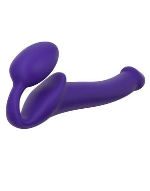 купити Безремневой страпон Strap-On-Me Violet M, полностью регулируемый, диаметр 3,3см SO2707 фото