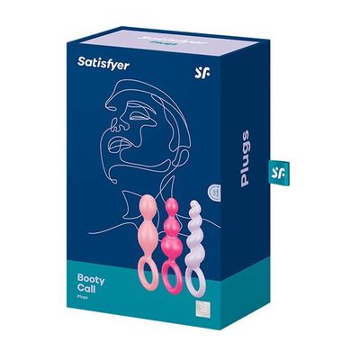 купити Набір анальних іграшок Satisfyer Plugs (set of 3) - Booty Call, макс. діаметр 3 см SO2324 фото