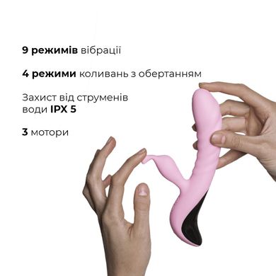 купить Вібратор Adrien Lastic Mini Trigger з масажними рухами стовбура AD11131 фото