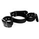 Ошейник с наручниками из натуральной кожи Art of Sex - Bondage Collar with Handcuffs 5 из 7