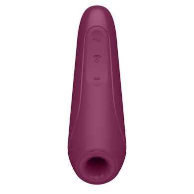 купить Вакуумний кліторальний стимулятор Satisfyer Curvy 1+ Rose Red з керуванням через інтернет SO3780 фото