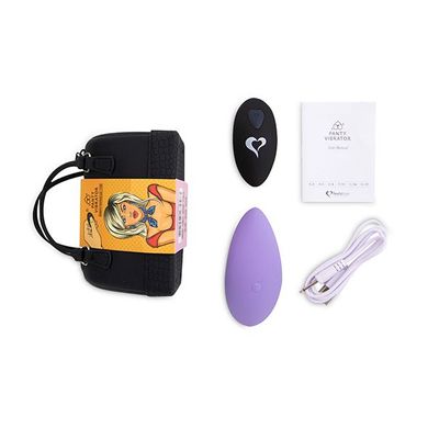 купити Вібратор в трусики FeelzToys Panty Vibrator Purple з пультом дистанційного керування, 6 режимів робо SO3850 фото