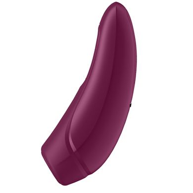 купить Вакуумний кліторальний стимулятор Satisfyer Curvy 1+ Rose Red з керуванням через інтернет SO3780 фото