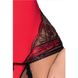 Корсет с пажами BRIDA CORSET red XXL/XXXL - Passion Exclusive, трусики, шнуровка 5 из 6