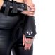 Манжети для підвісу за руки Kinky Hand Cuffs For Suspension з натуральної шкіри, колір чорний 4 з 7