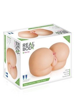 купити Мастурбатор-попка Real Body — Nice Ass, два входи: вагіна та попка SO2214 фото