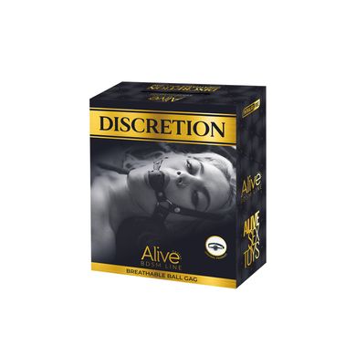 купити Повітропроникний кляп Alive Discretion Red SO5996 фото