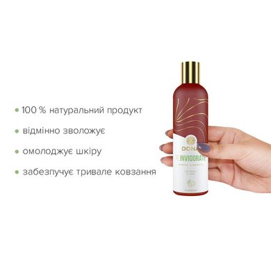 купить Натуральна масажна олія DONA Reinvigorate – Coconut & Lime (120 мл) з ефірними оліями SO2622 фото