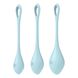 Набор йони бусин Satisfyer Yoni Power 2 Light Blue, диаметр 2-2,5-3см, вес 22-44-73гр 1 из 5