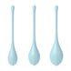 Набор йони бусин Satisfyer Yoni Power 2 Light Blue, диаметр 2-2,5-3см, вес 22-44-73гр 2 из 5