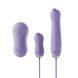 Набор 3в1 Zalo — UNICORN Set Violet, виброяйцо, пульсатор, вакуумный стимулятор 1 из 15