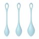 Набор йони бусин Satisfyer Yoni Power 2 Light Blue, диаметр 2-2,5-3см, вес 22-44-73гр 3 из 5