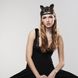 Маска кошечки Bijoux Indiscrets MAZE - Cat Ears Headpiece Black, экокожа 7 из 8