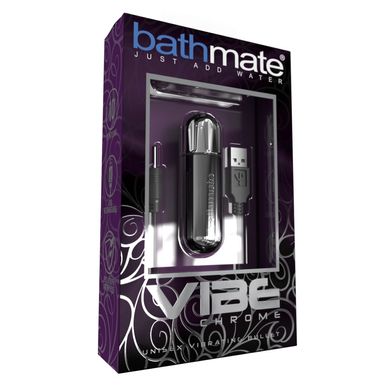 купити Вібропуля Bathmate Vibe Bullet Chrome, глибока потужна вібрація SO2438 фото