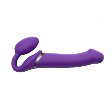 купить Безремінний страпон з вібрацією Strap-On-Me Vibrating Violet L, діам. 3,7 см, пульт ДК, регульований SO3826 фото