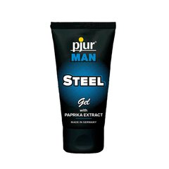 купить Гель для пеніса стимулювальний pjur MAN Steel Gel 50 ml з екстрактом паприки та ментолом PJ12910 фото