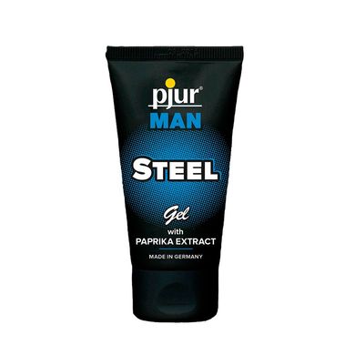 купити Гель для пеніса стимулювальний pjur MAN Steel Gel 50 ml з екстрактом паприки та ментолом PJ12910 фото