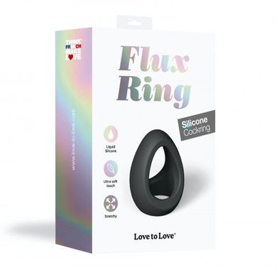 купити Ерекційне кільце подвійне Love To Love FLUX RING - BLACK ONYX SO5087 фото