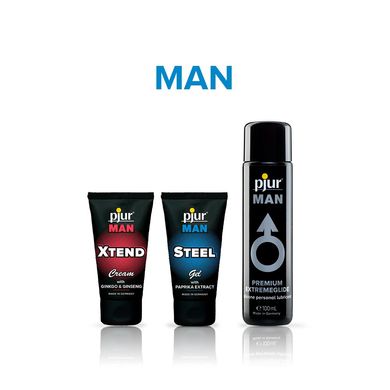 купити Гель для пеніса стимулювальний pjur MAN Steel Gel 50 ml з екстрактом паприки та ментолом PJ12910 фото