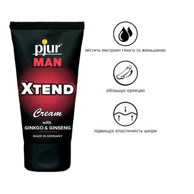 купить Крем для пеніса стимулювальний pjur MAN Xtend Cream 50 ml, з екстрактом гінкго та женьшеню PJ12900 фото